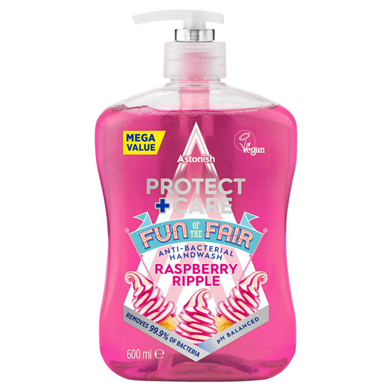 Protect + Care Anti-Bacterial Handwash Raspberry Ripple 600ml