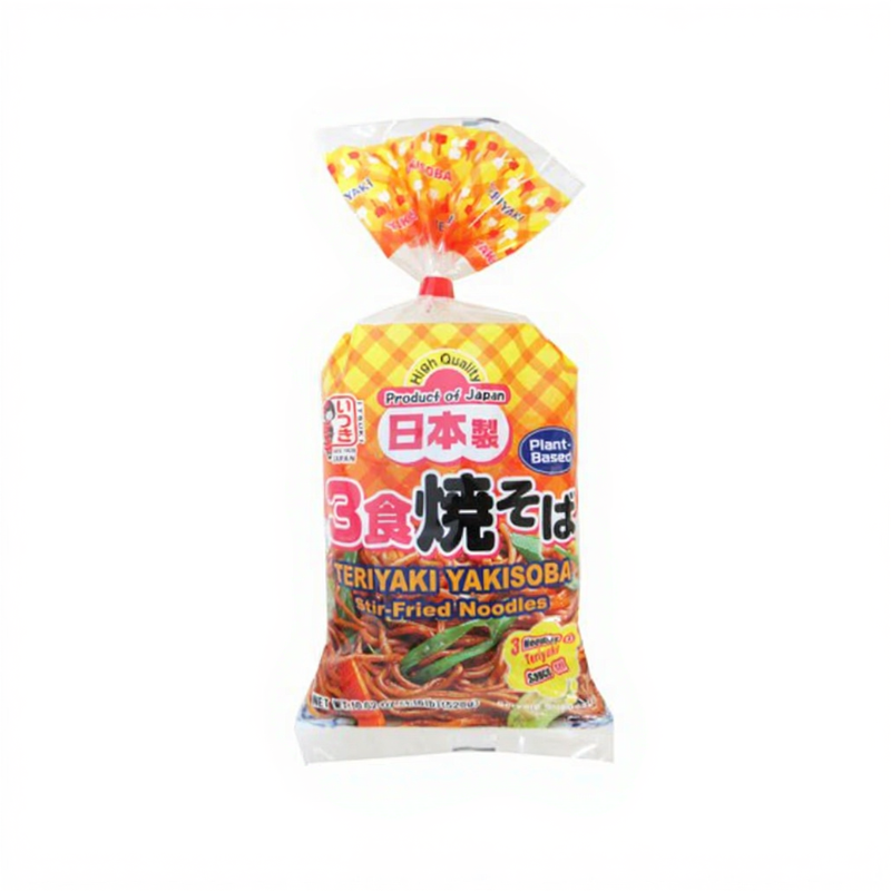 Itsuki Ex 3er-Pack YakiSoba Nudeln Teriyaki 528g