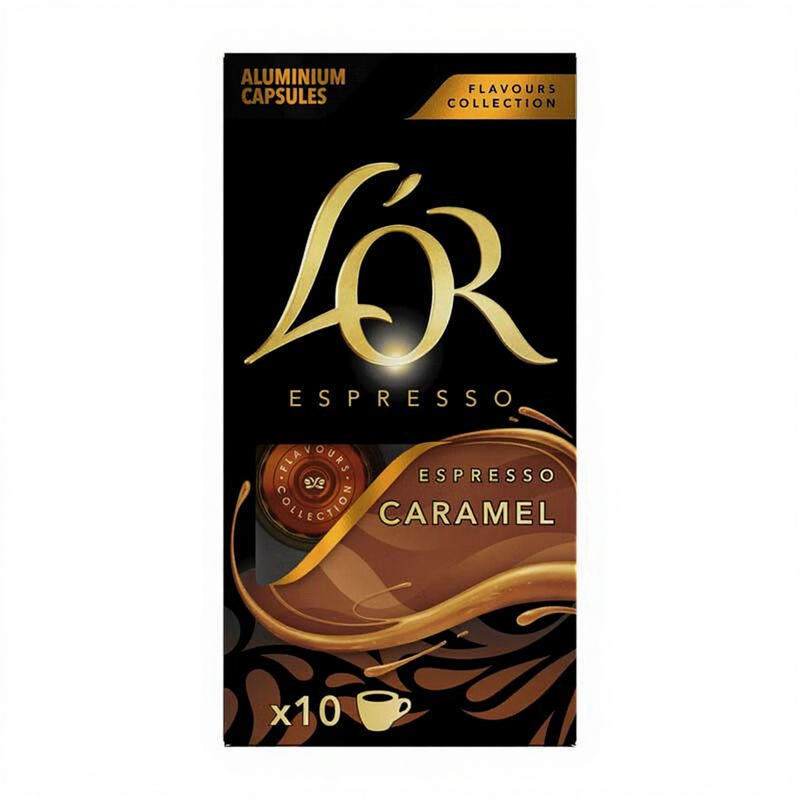 Café Capsules Saveur Caramel Compatibles Nespresso 'or La Boite De 10 Capsules - vue 1