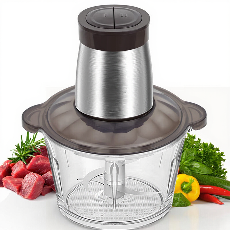 Chopper QSJ-D03W5 2L 300W 2 Speed 304 Stainless Steel Blades