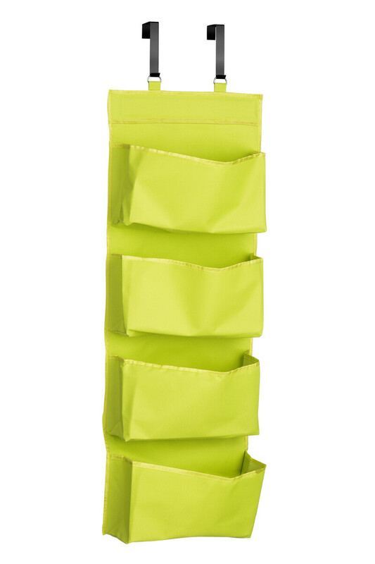 Over Door Lime Green Hanging Organiser