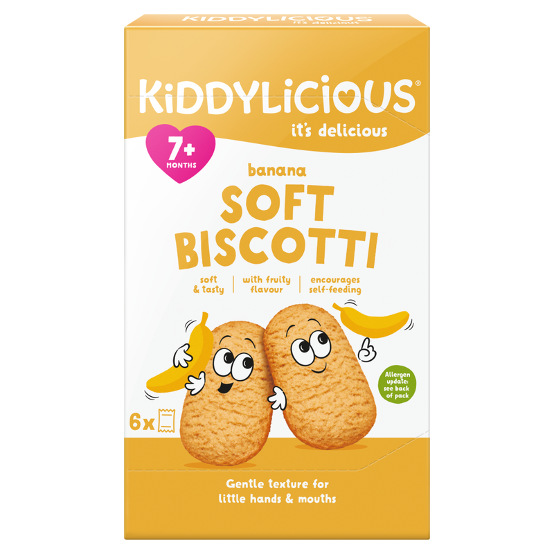Banana Soft Biscotti 7+ Months 6 x 20g