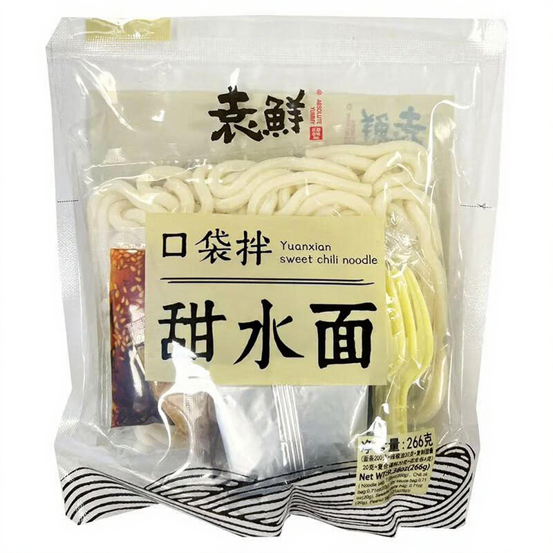 YuanXian Zoete Chilisaus Noodles - Instant Zakmix 266g