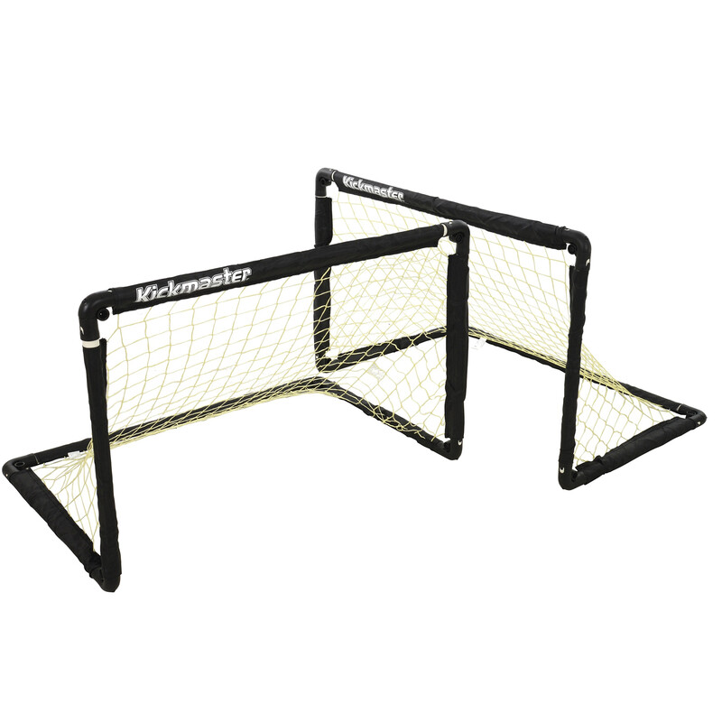 Football Kids Goal Set Folding One on One Play Black/Yellow