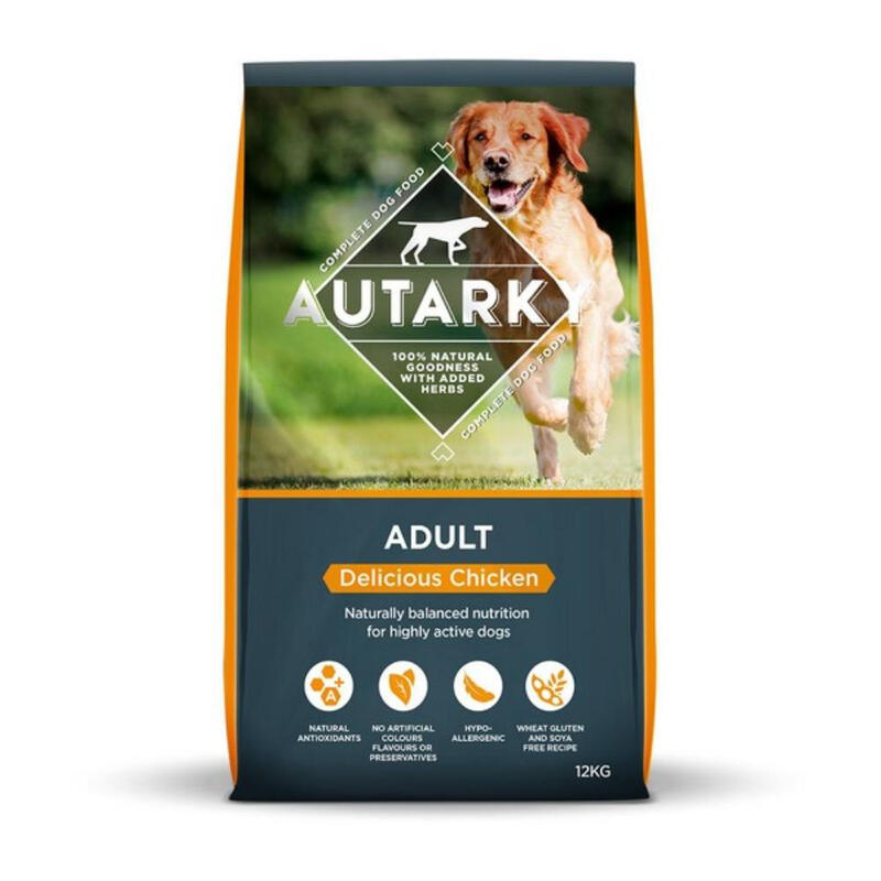 Adult Delicious Chicken Dry Dog Food - 12kg