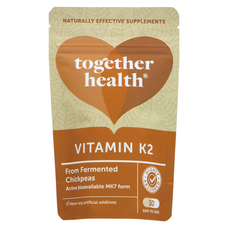 Vitamin K2 - MF7 Form - From Fermented Chickpeas - 30 CAPS
