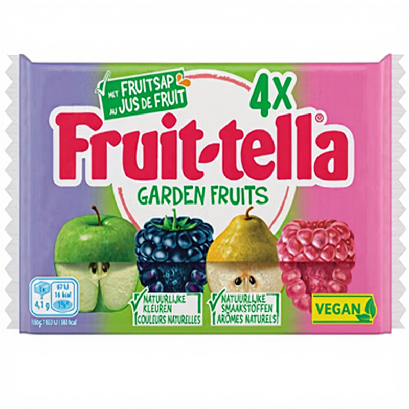 Fruitella Garden Fruits - 4 stuks