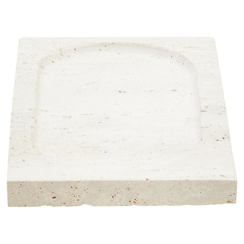 Decorative Tray Tibor Travertine Cream