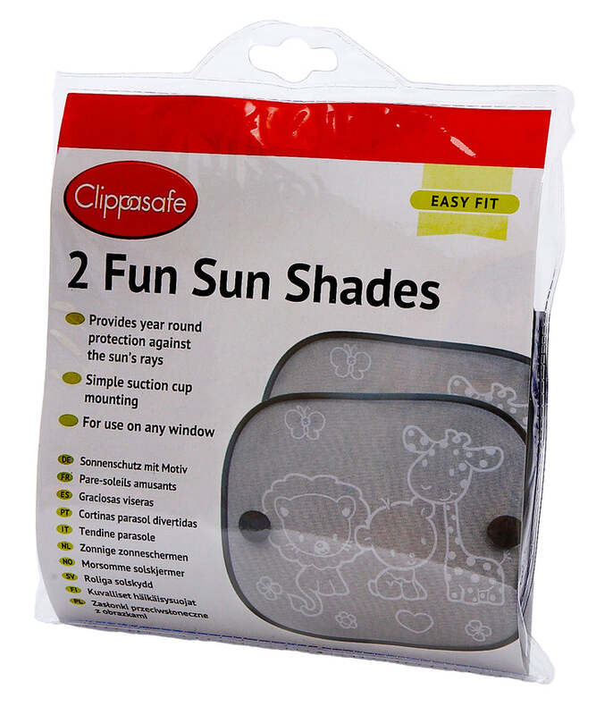 Fun Sun Screens Safari Black & White 2 Pack