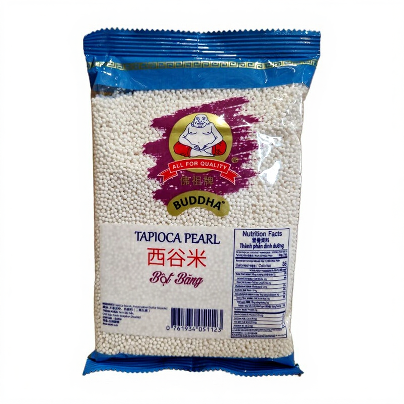 Sunlee Boeddha tapioca parel klein, wit, 400 gram