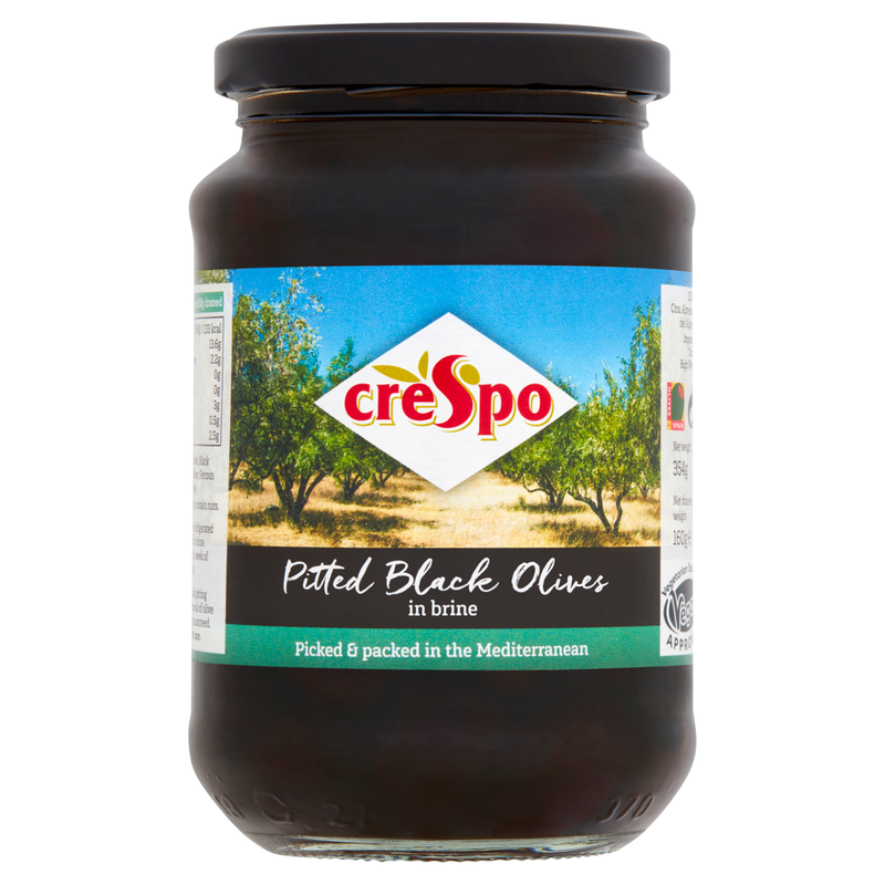 Pitted Black Olives 354g