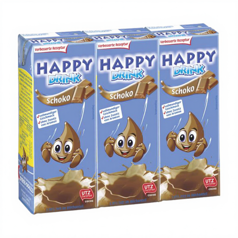 Hochwald Happy Chocolate Drink 3 × 0,2 L