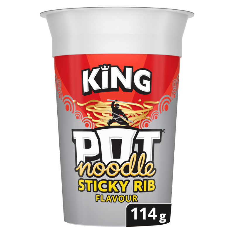 Pot Noodle Sticky Rib King Pot 114G