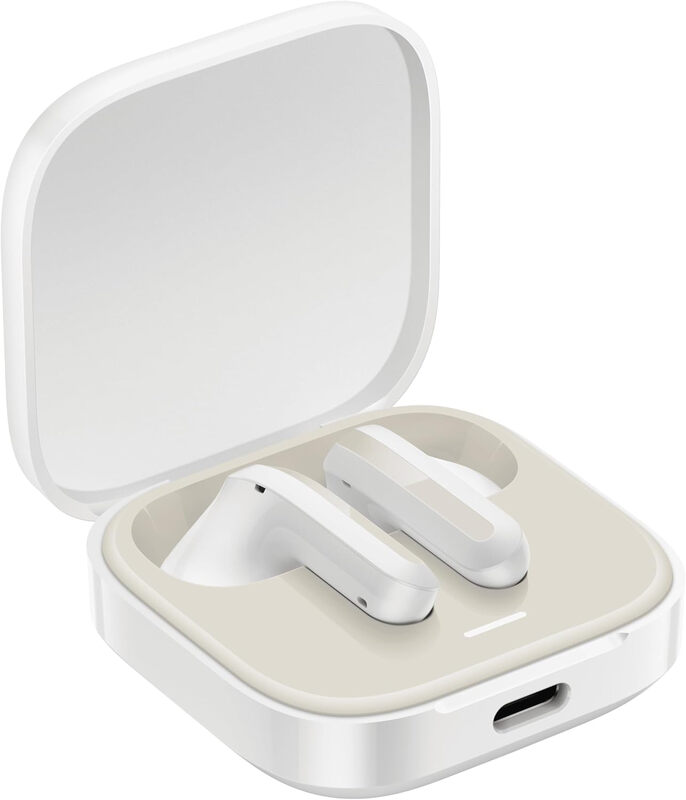Buds 6 Active Noise Reduction Bluetooth Earbuds - White