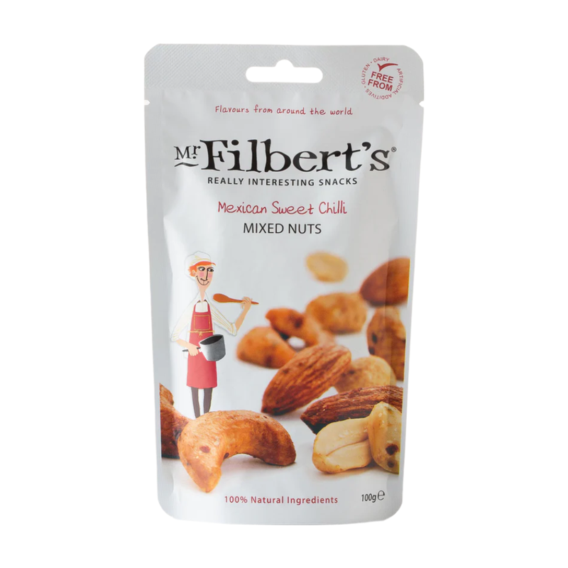 Mr Filbert's Red Mexican Sweet Chilli Mixed Nuts 100G