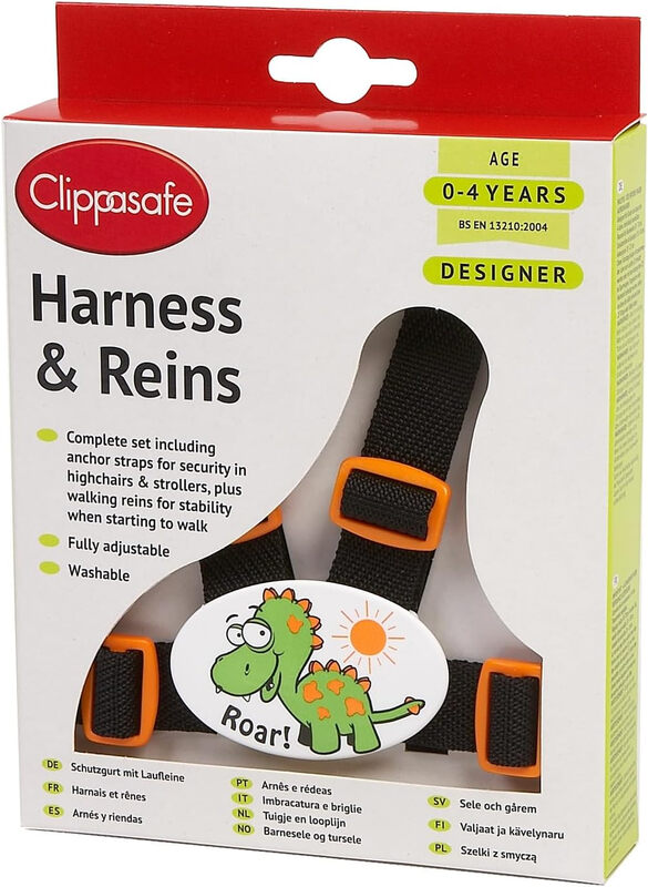 Harness & Reins Little Dinosaur Suitable For 0-4 Years 1 Pack
