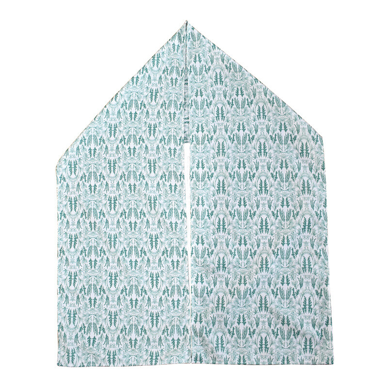 Green Floral Table Runner for Dining & Tabletop Décor