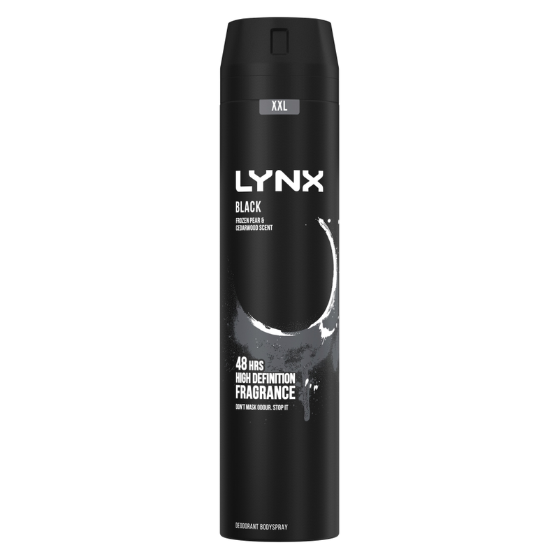 Aerosol Bodyspray XXL Black 250 ml