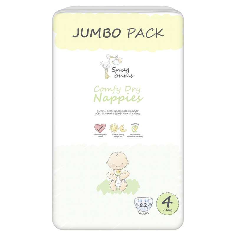 Nappies Size 4 82 Pack