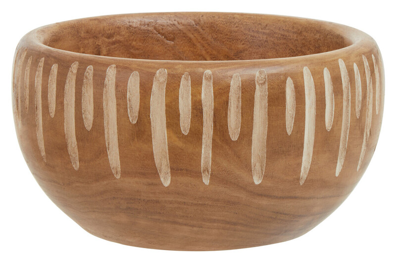 Bowl Arlo Round Brown/Natural