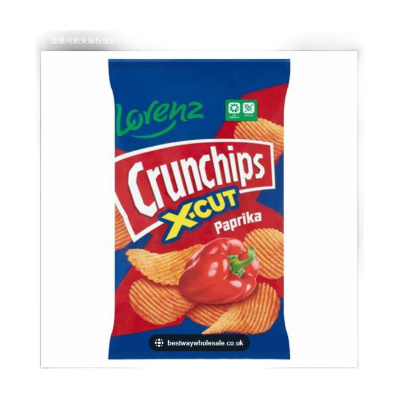 Crunchips X-Cut Paprika 140g