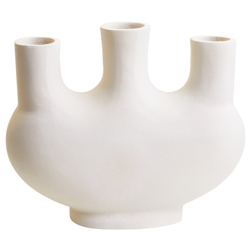 Fifty Five South Cream Vase Hapax Abstract Small