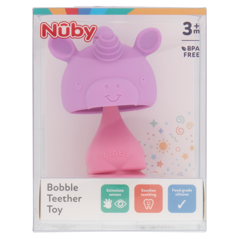 Nûby Bobble Teether Toy 3+ Months Assorted