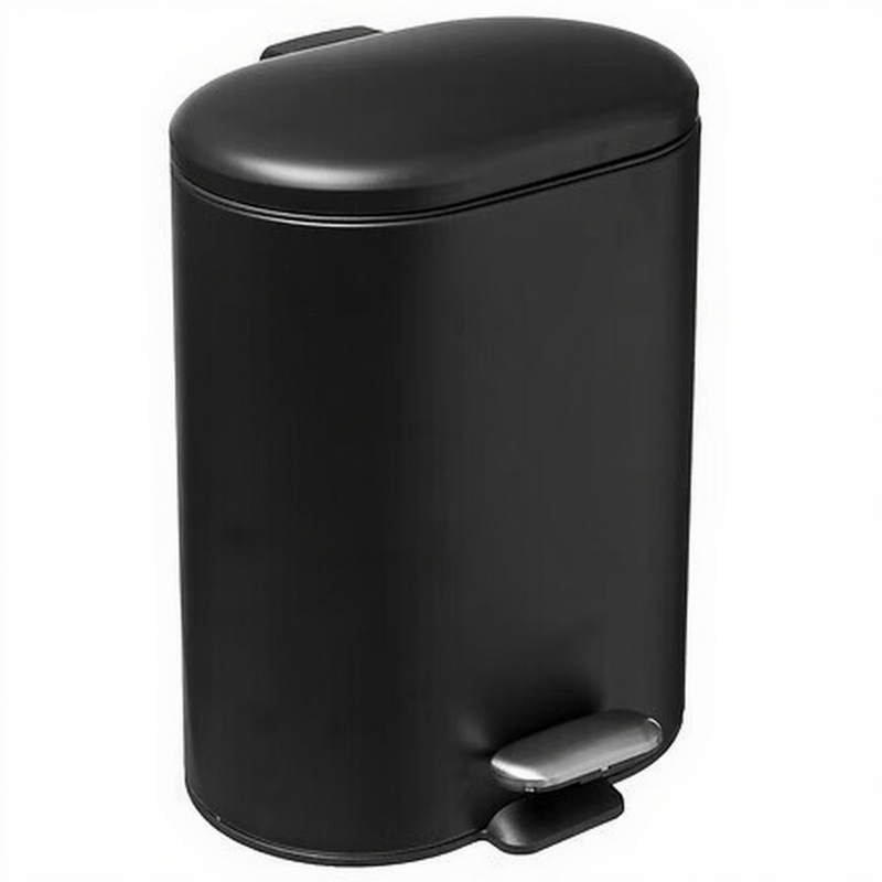 5Five Softcl 6L Siliflex Mülleimer Bla Schwarz