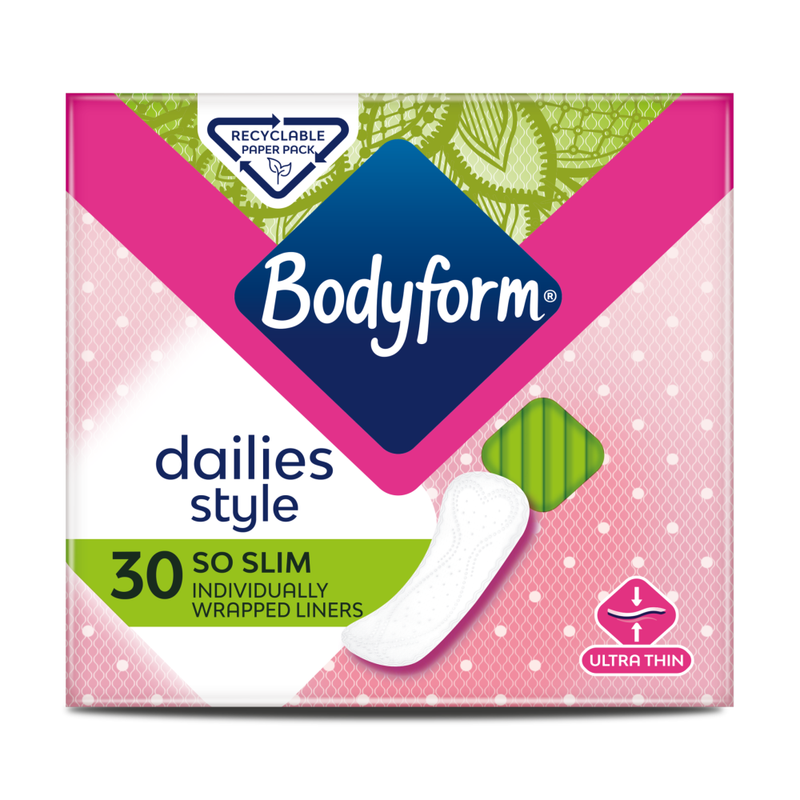 Dailies So Slim Panty Liners 30 Pack
