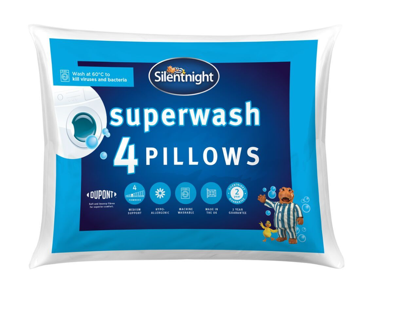 Silent Night Pillows Superwash Medium 4pk