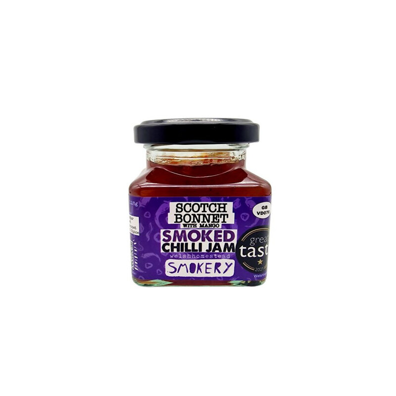 Welsh Homestead Smokery Welshhomestead Smokery Scotch Bonnet & Mango Smoked Chilli Jam 128G