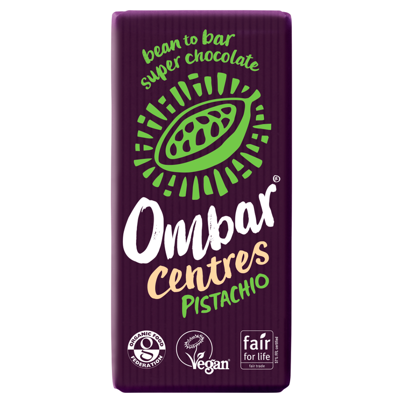 Ombar Chocolate Pistachio Chocolate Bar 70g