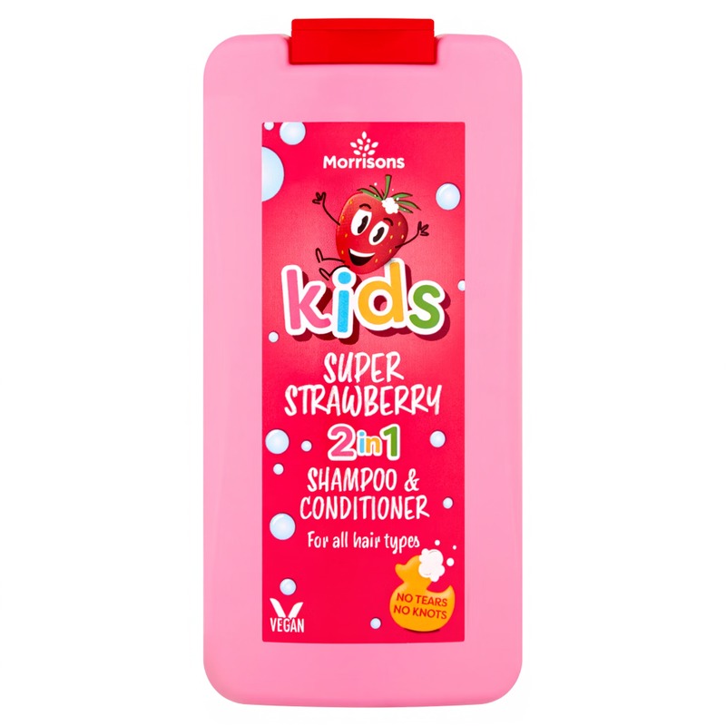 Kids Super Strawberry 2 in 1 Shampoo & Conditioner 250ml