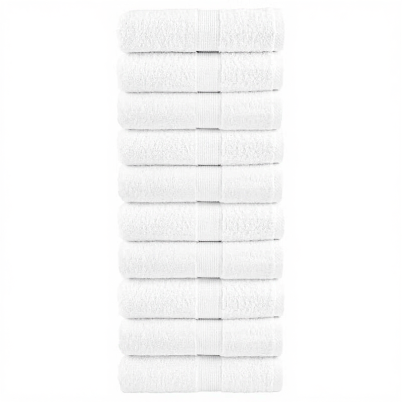 vidaXL SOLUND Gastendoeken - 50 stuks, 30 x 30 cm, Wit