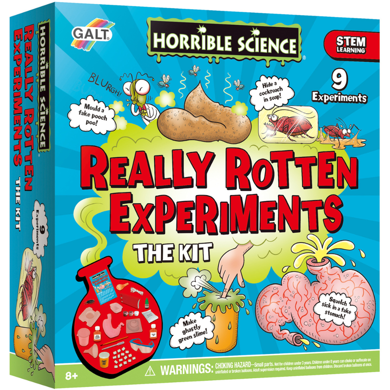 Horrible Science Really Rotten Experiments Science Kit for Kids