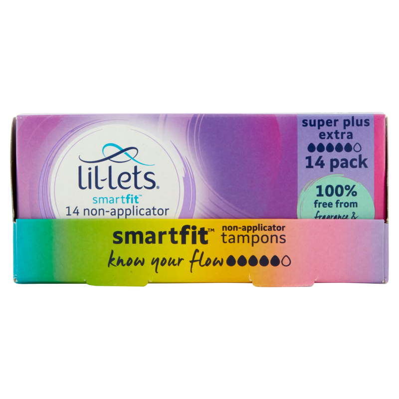 Smartfit 14 Non-Applicator Tampons Super Plus Extra