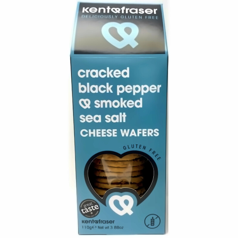 Cracked Black Pepper & Smoked Sea Salt Cheese Biscuits 110g