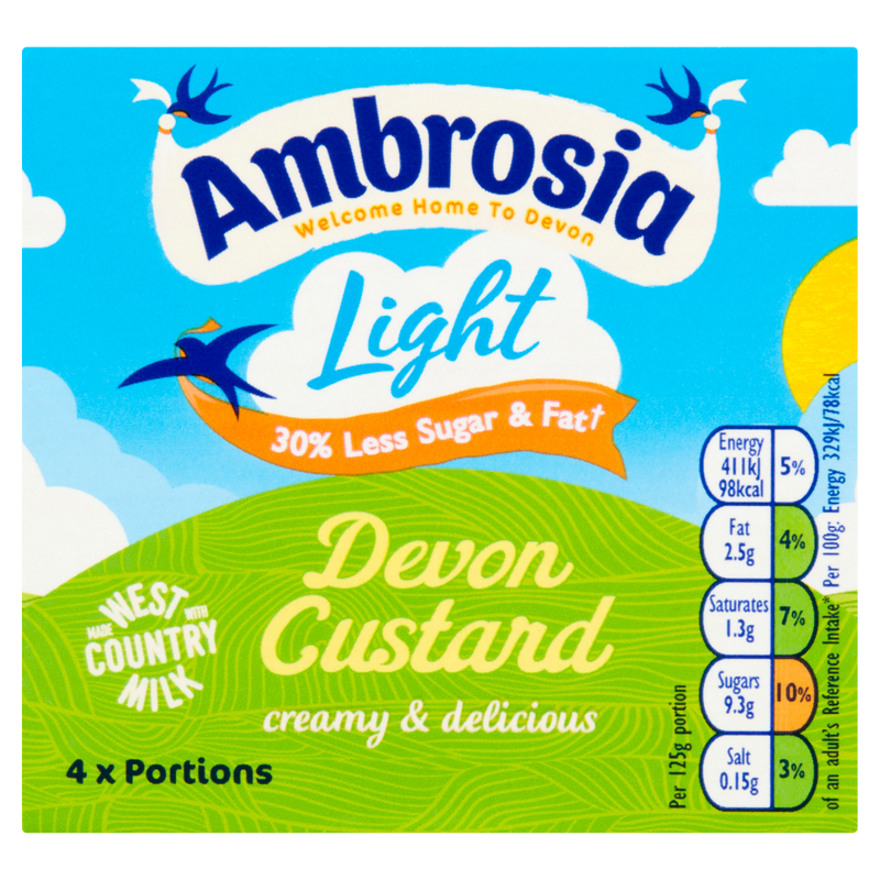 Light 30% Reduced Sugar & Fat Custard 500g