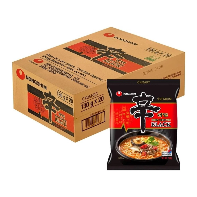 Shin Ramyun Black 130g x 20 Instant Noodle Box