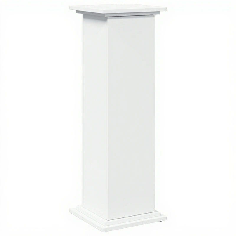 vidaXL Opbergmeubel 31 x 30 x 90 cm Verwerkt Hout Wit