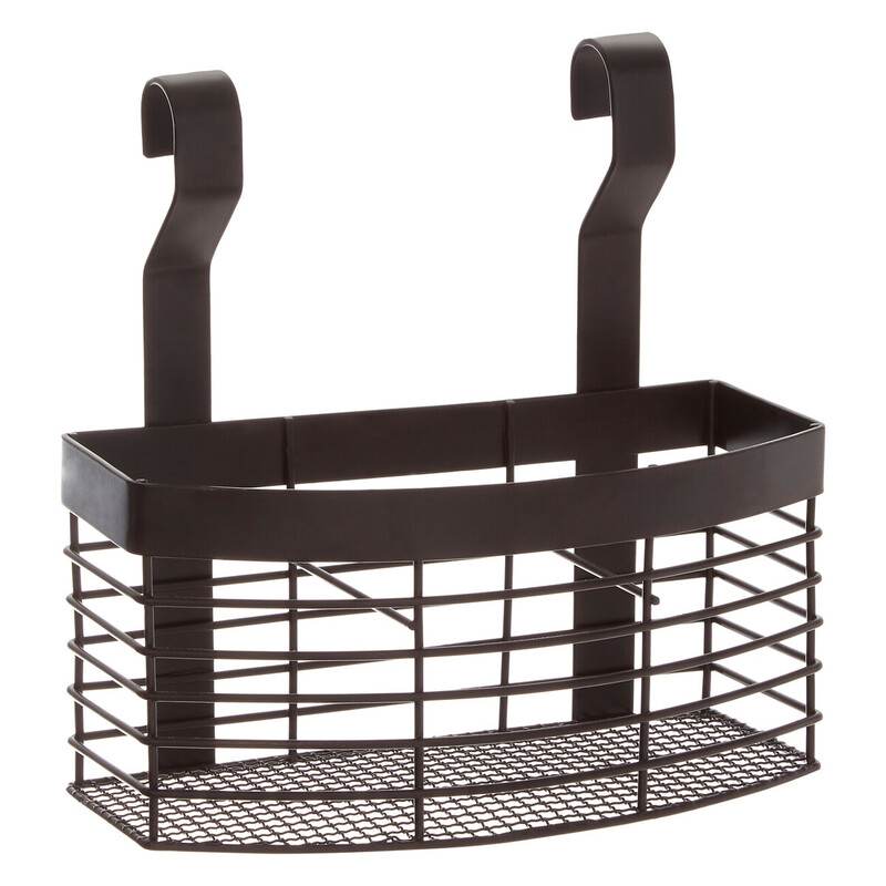 Matt Black Hanging Storage Basket