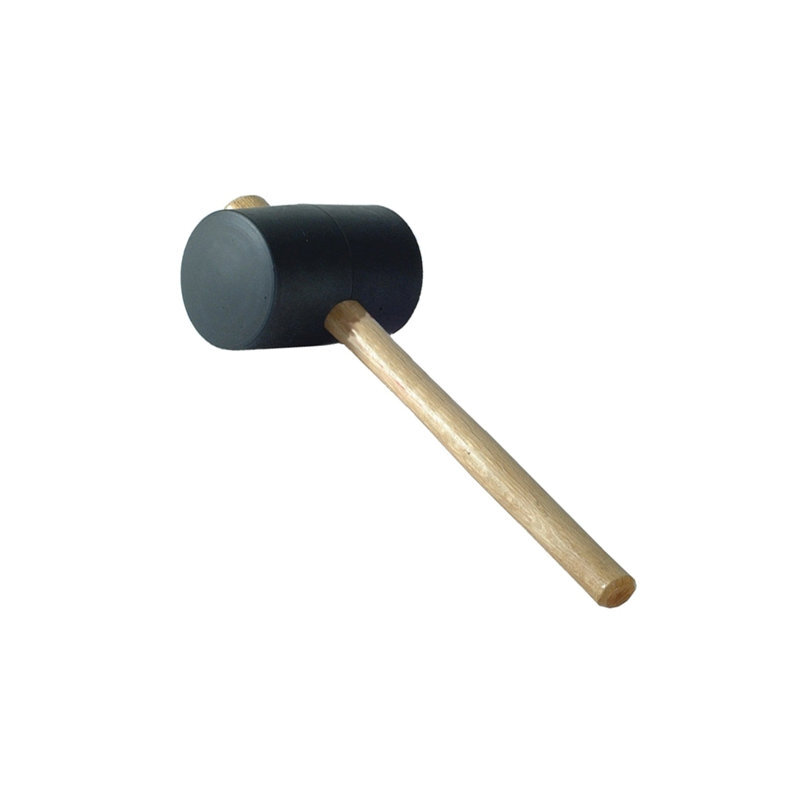 All-Rubber Mallet - Black 57MM (2-1/4 Inch)