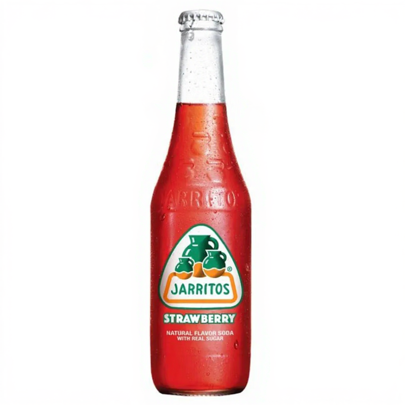 Jarritos Strawberry 370ml (donker Rood)
