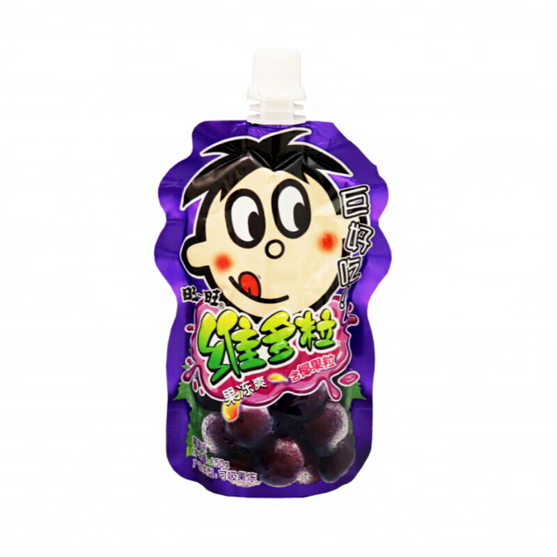 Want Want 【Cool】Want Want Vittorio Jelly Drink (Grape Flavor) 150G