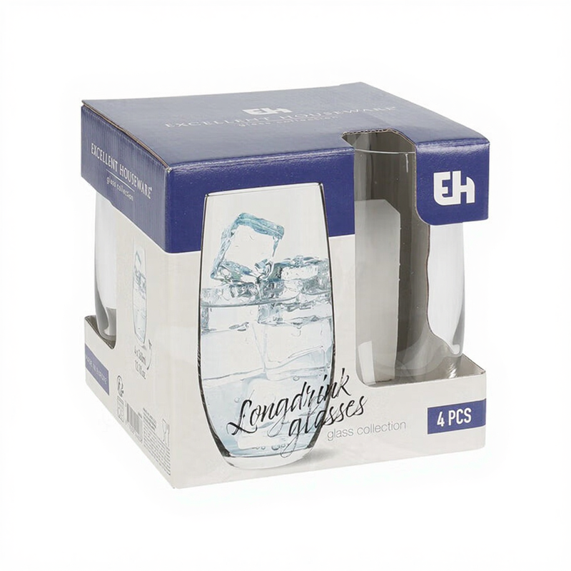 Excellent Houseware Glas-Set 360ml, 4-teilig