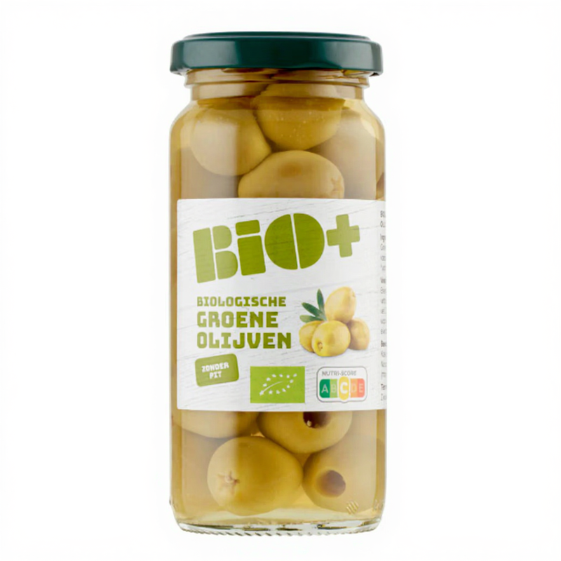 B+ Groene Olijven Zonder Pit - 230 g