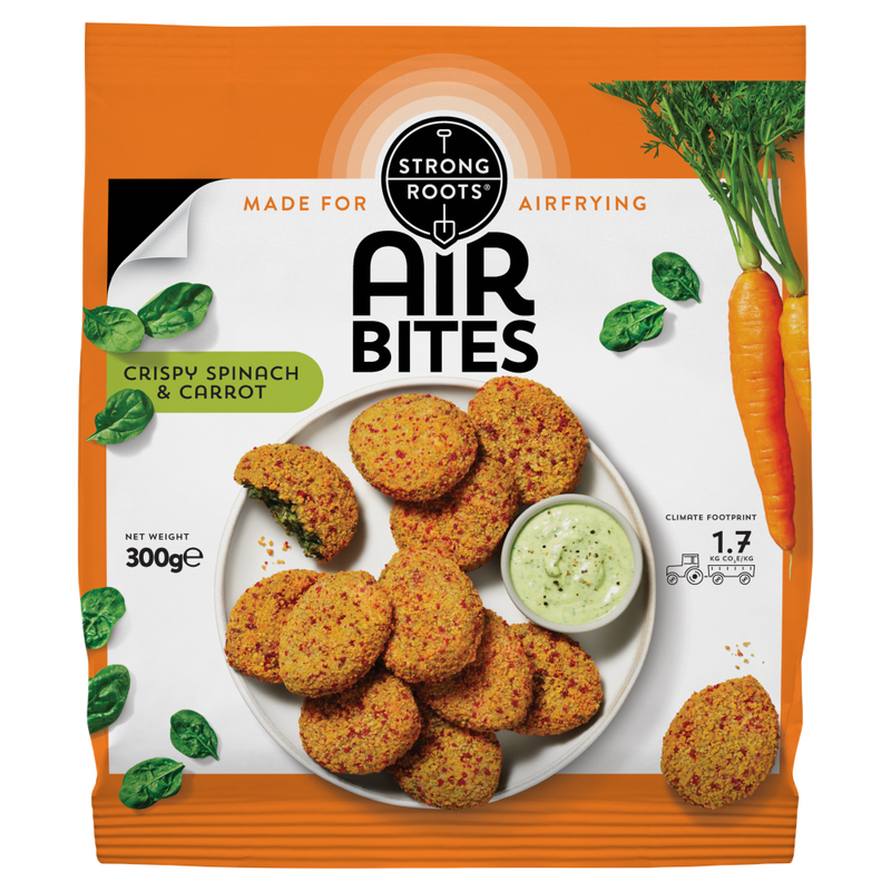 Air Bites Spinach with Carrot Crumb 300g