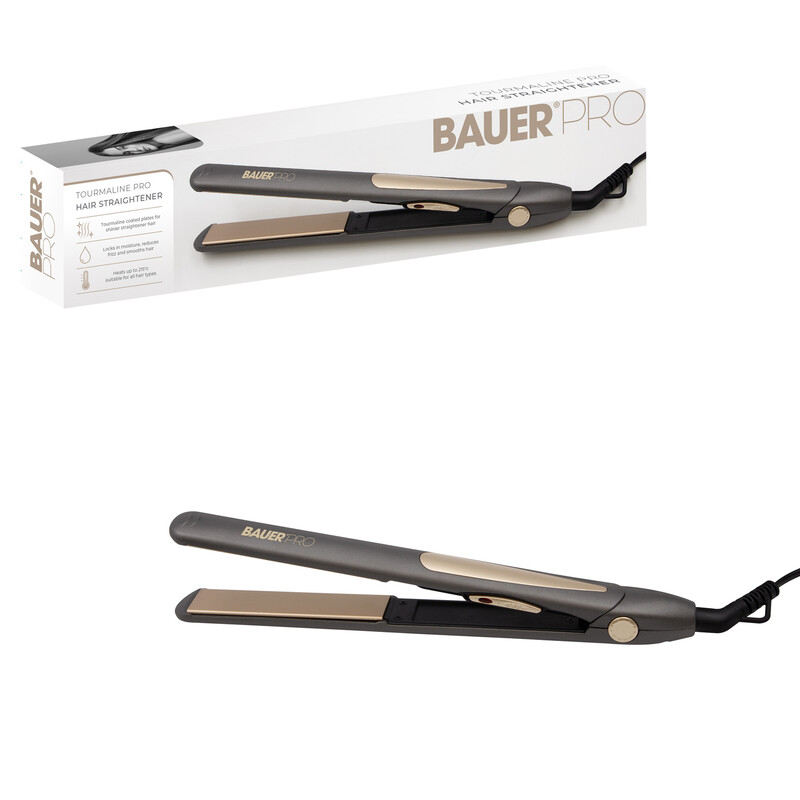 Tourmaline Hair Straightener – Tourmaline Ceramic Plates, Fast Heat Up, Smooth Finish