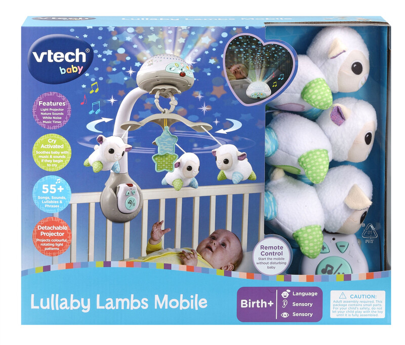 Baby Lullaby Lambs Mobile 0+ Months Multi-colour