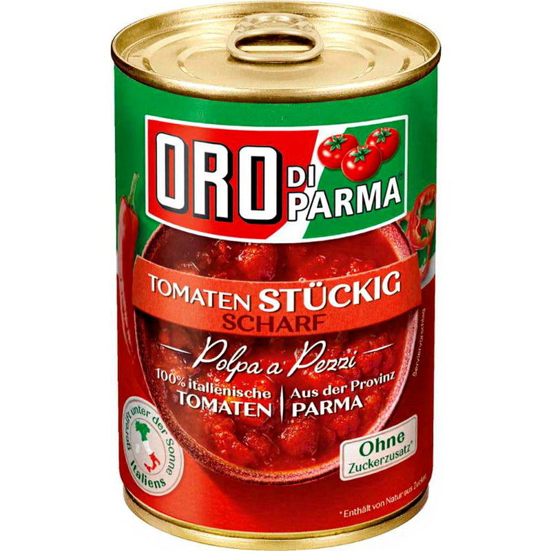 Oro di Parma Spicy Chunky Tomatoes 400 g